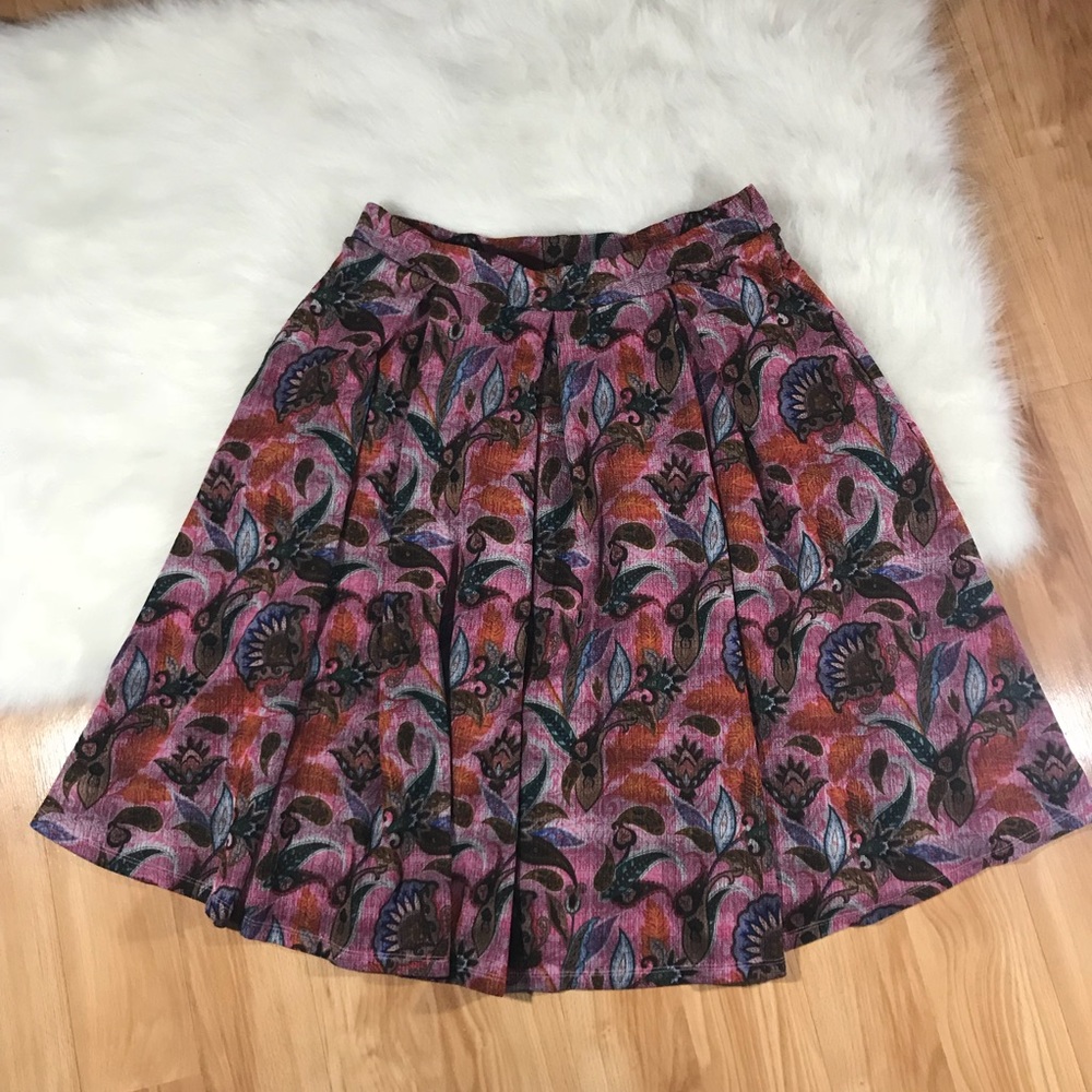 LuLaRoe Paisley Madison skirt